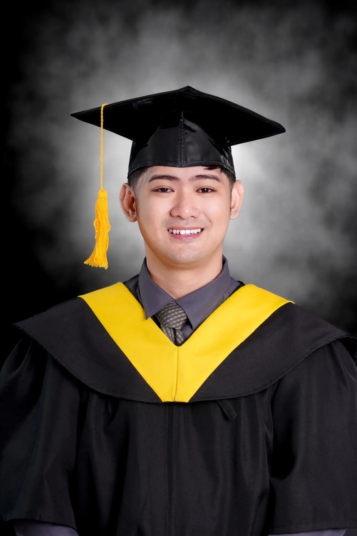 Patrick Madrid in graduation attire